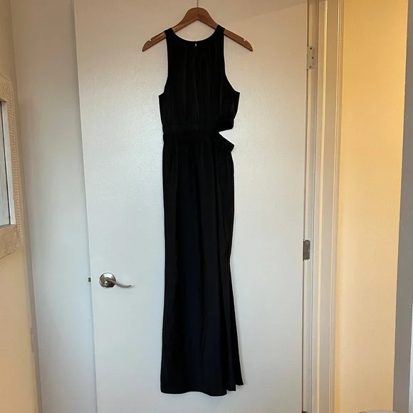 MINKPINK Black Cutout Maxi Evening Dress - Picture 2 of 9